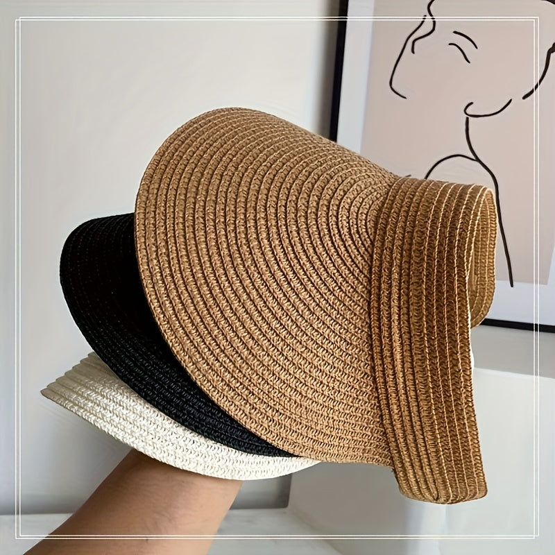 Packable Wide-Brim Sun Hat for Women – Lightweight UV-Blocking Visor