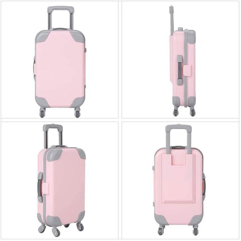 Doll Travel Suitcase | Lightweight 18-Inch Accessory with Adjustable Handle | Perfect for Imaginative Play