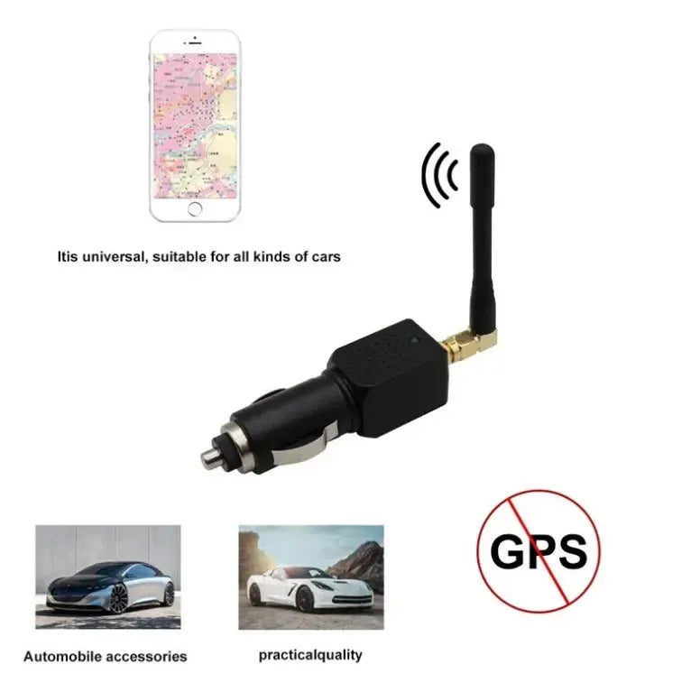 GPS Blocker for Car with 12V Plug, Compact GPS Jammer for Vehicle Privacy, Anti Tracking Device for Truck
