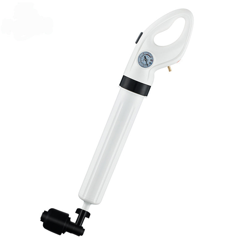 Pneumatic Drain Blaster Tool with Multiple Attachments for Toilets, Sinks & Tubs – Air-Powered Unclogger Kit for Home Plumbing Maintenance