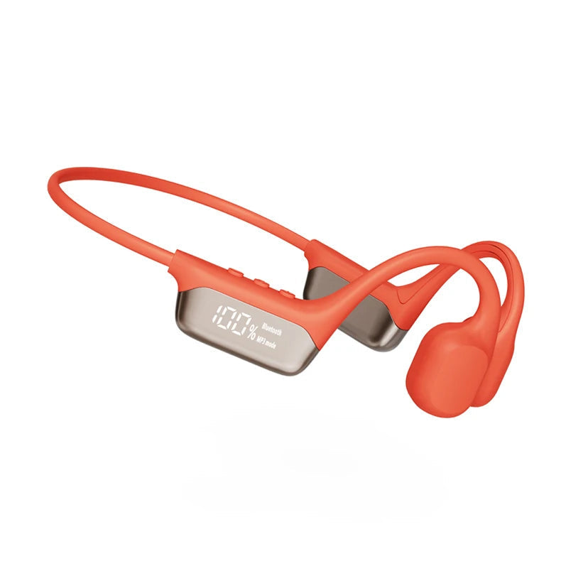Bone Conduction Headphones Waterproof Swim Music Player 32GB Built-In Wireless Open-Ear Audio for Swimming Pool Diving Running Sports