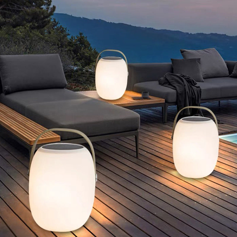 Portable Garden Light with Solar-Powered LED - Waterproof Outdoor Lantern