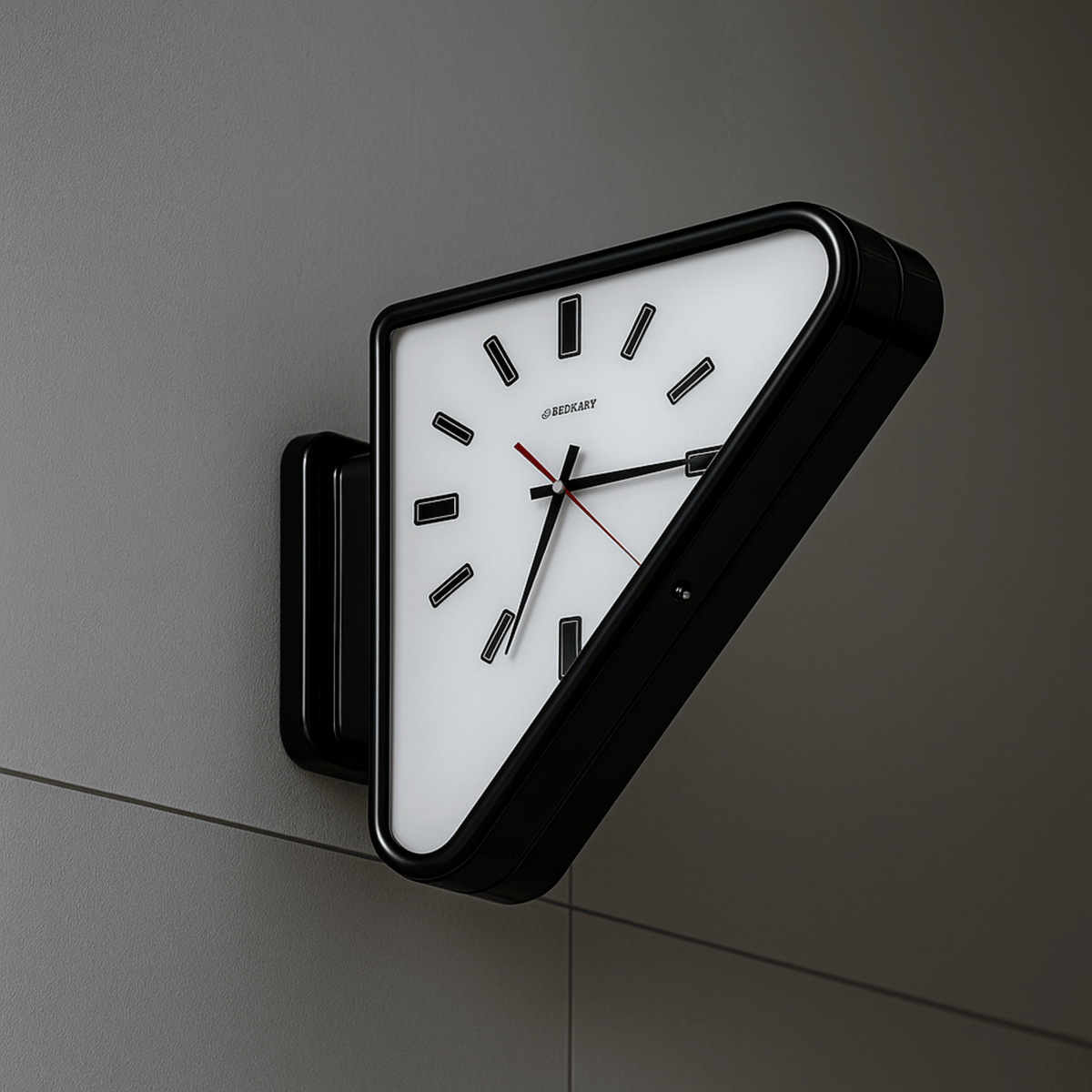 Wall Clock Modern Dual Sided, Silent Wall Clock for Living Room, Minimalist Large Wall Clock for Home Decor