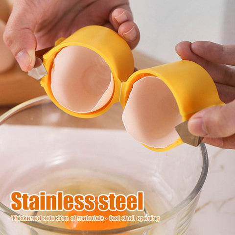 CrackEase | Egg Cracker Tool with Ergonomic Design | Effortless Cracking Solution for Hassle-Free Cooking