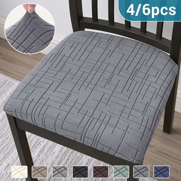 Elastic Dining Chair Covers with Cross Design – Modern Stretch Fit