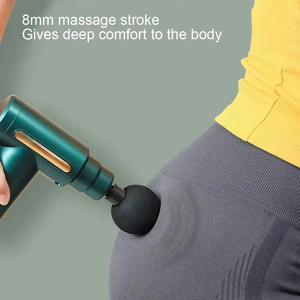 Handheld Massage Gun Deep Tissue Percussion Cordless & Rechargeable