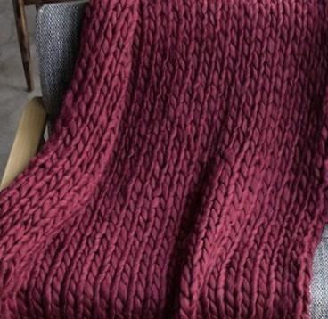 CozyCloud Knit Throw