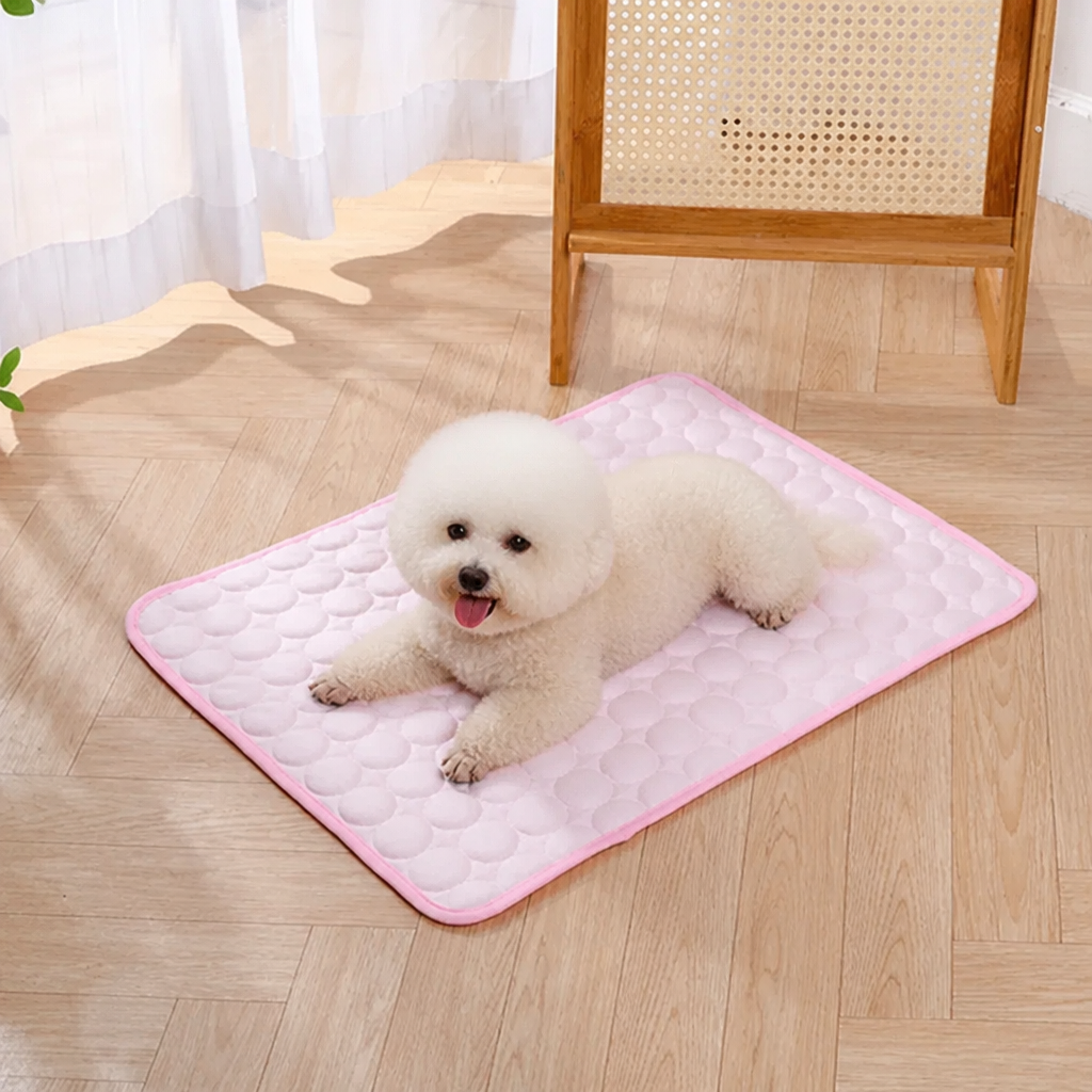 Ortekor Dual-Sided Ice Silk Cooling Pet Mat (Machine Washable)