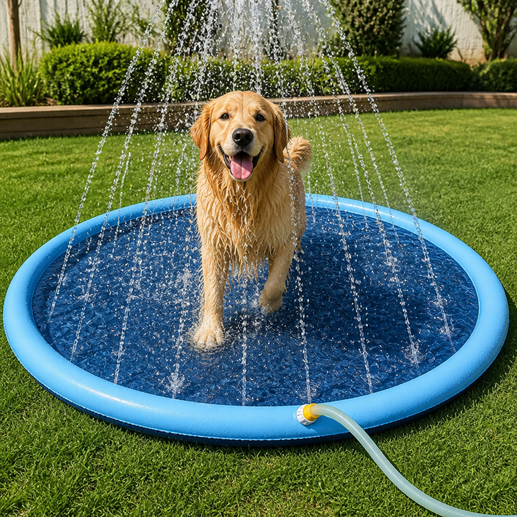 Ortekor Foldable & Quick-Drain Splash Pad
