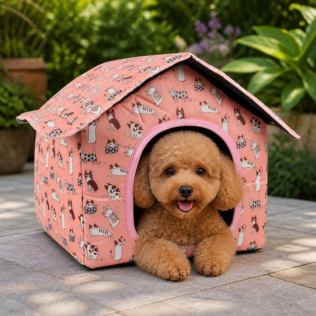 Ortekor Waterproof Foldable & Washable Small Pet House