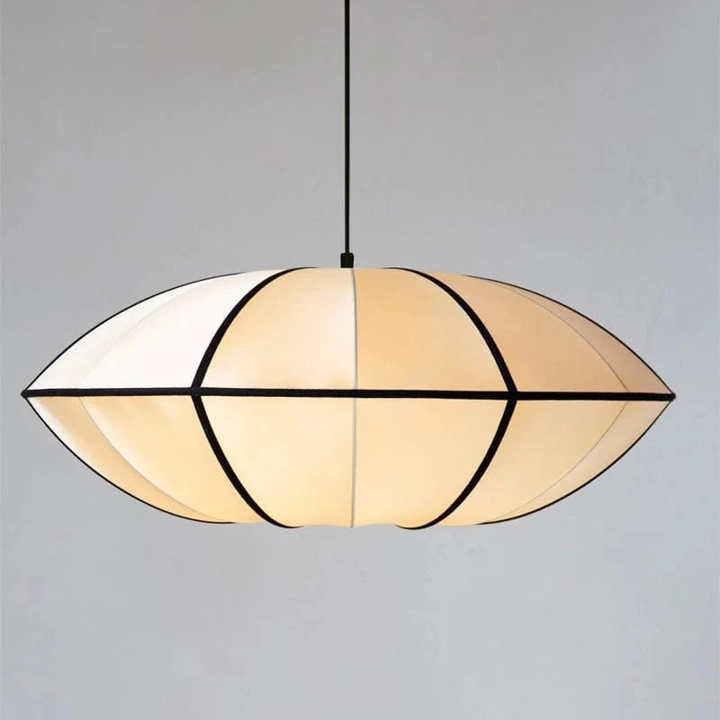 Elegant UFO Pendant Light – Silk Hanging Lamp for Cozy Ambiance