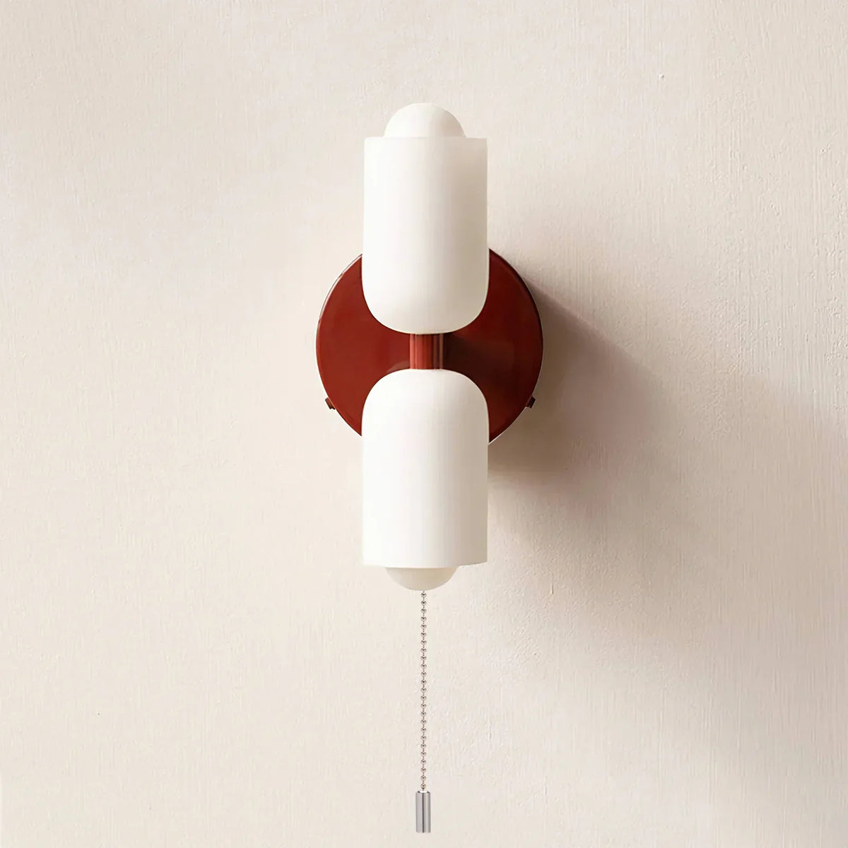 Iron & Glass Sconce Dual-Light Fixture for Bedroom Hallway Bathroom Parisian-Inspired Accent 10 in Tall E14 Socket 6 Finishes