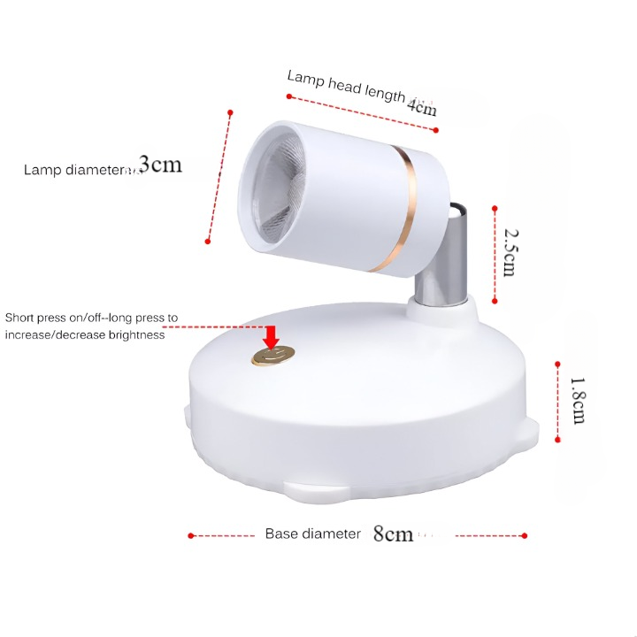 SpotMaster – Dimmable LED Spot Lamps for Wireless Accent Lighting