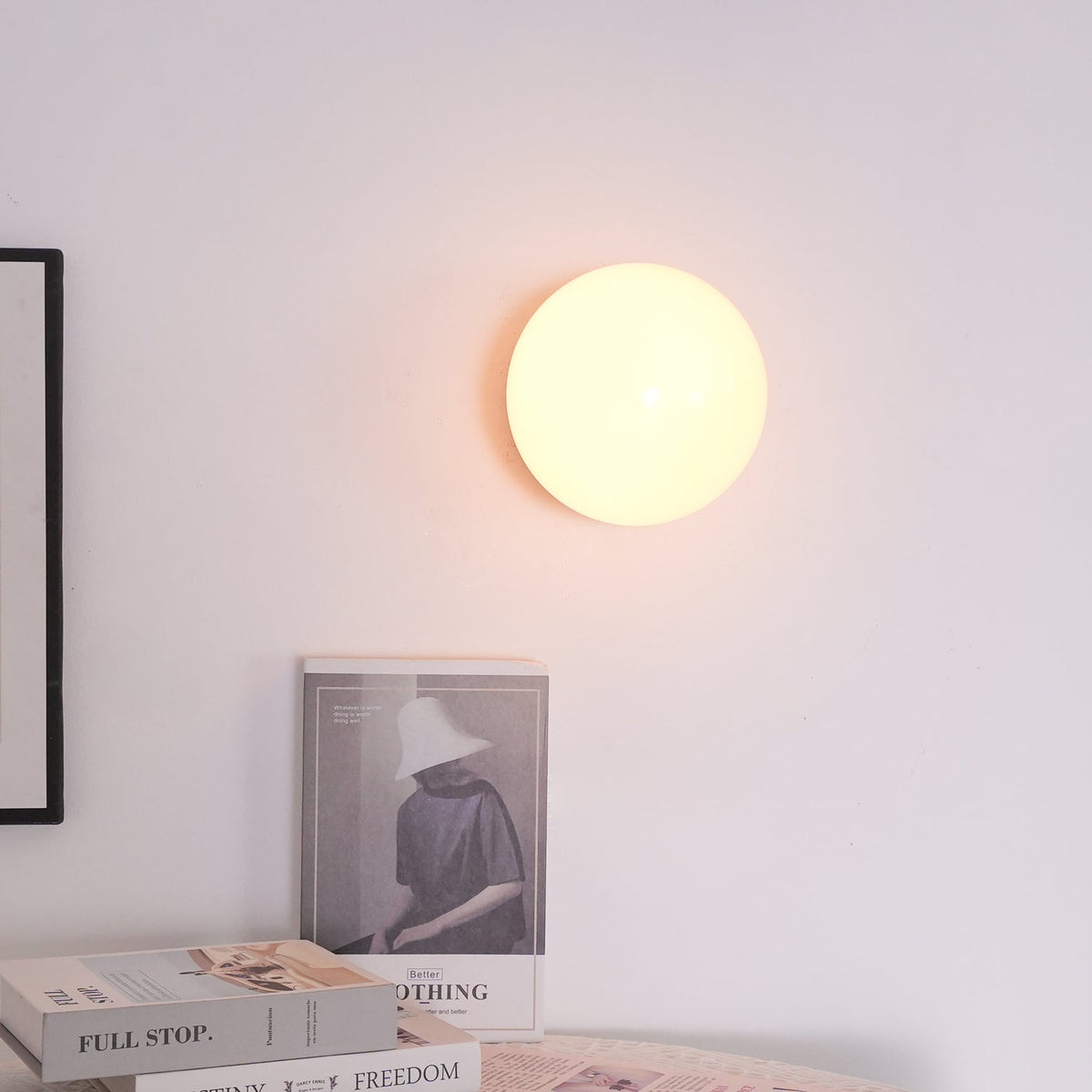 Adjustable Pink Glass Sconce with Metal Frame for Bedroom, Hallway & Living Room | Indoor Ceiling & Wall Mount Fixture E26 E27 Base