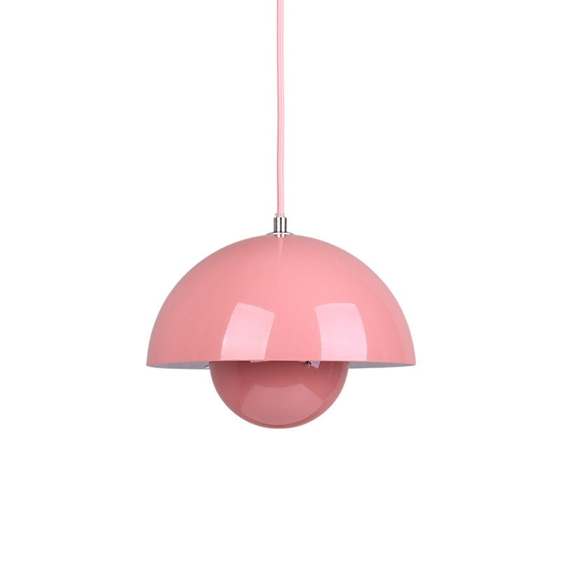 Modern Glass Pendant Light – Stylish Kitchen Pendant Lighting with Metal and Glass Design, 11.81 inch diameter