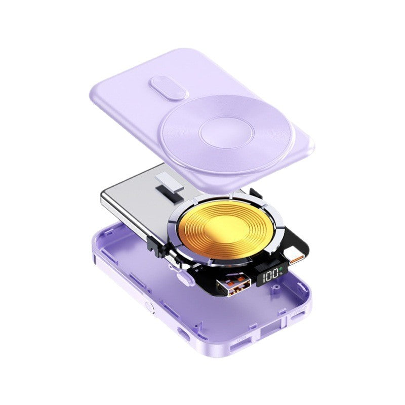Portable Charger with Stand, Portable Power Bank for iPhone, Samsung and Android, Portable Phone Charger with Display