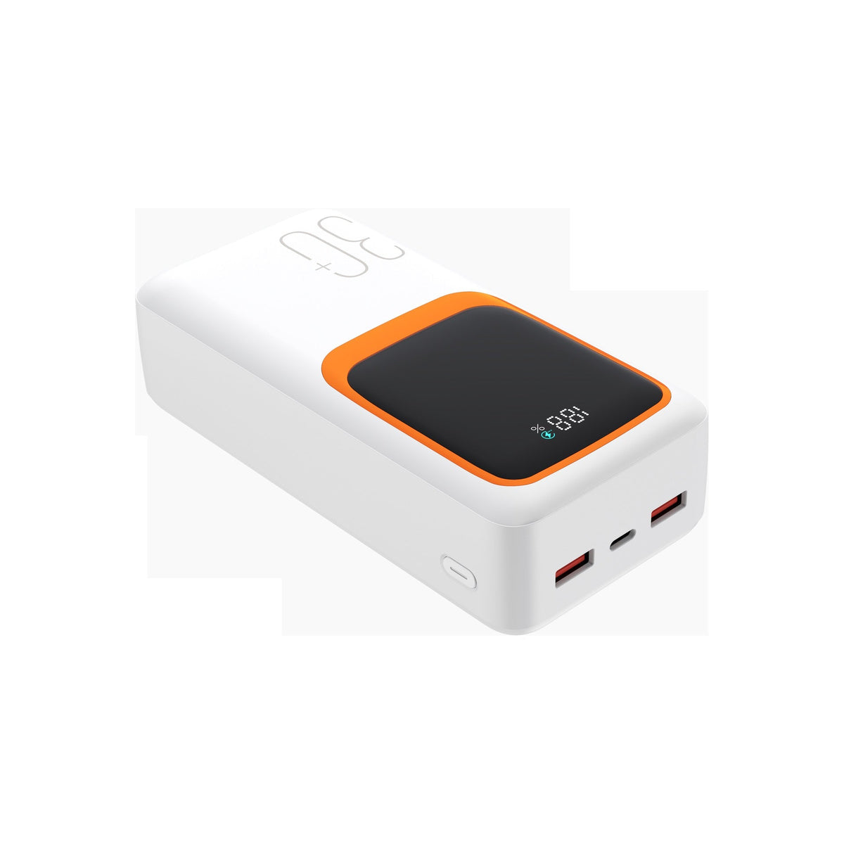 Portable Power Bank with Induction Charging & Digital Display | Compact Charger for On-the-Go Power