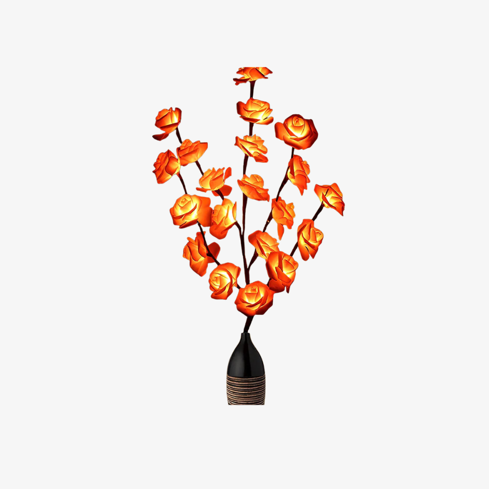 Botanical Glow | LED Floral Branch Lamp with Customizable Design | Ambient Lighting for Home Decor