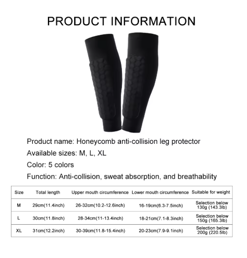 Ortekor Athletic Gear | Soccer Shin Guard Sleeves with Shockproof Padding | Lightweight Compression Fit for Ultimate Protection