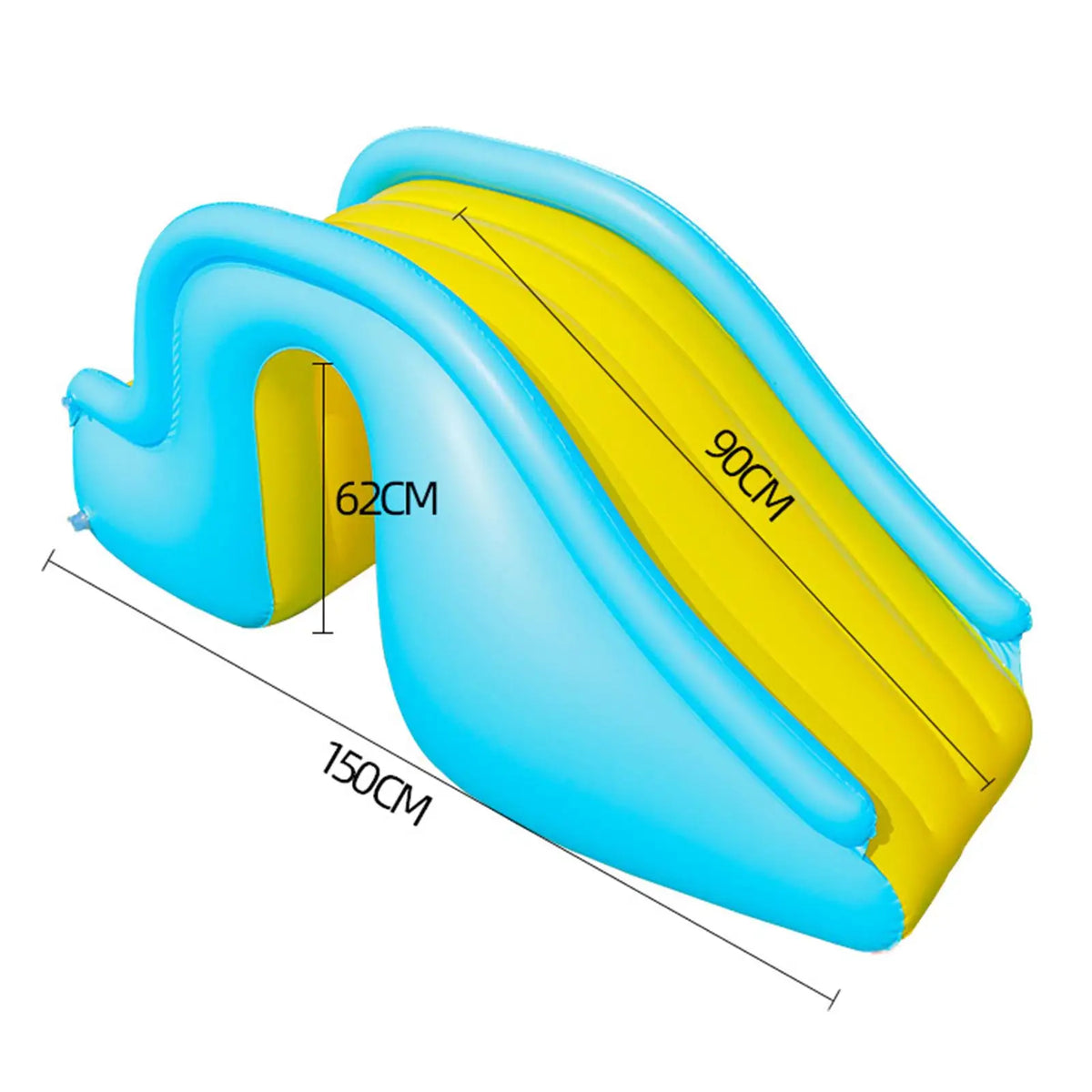 Inflatable Pool Slide for Kids – Backyard Water Play Fun for Above Ground Pools & Yards