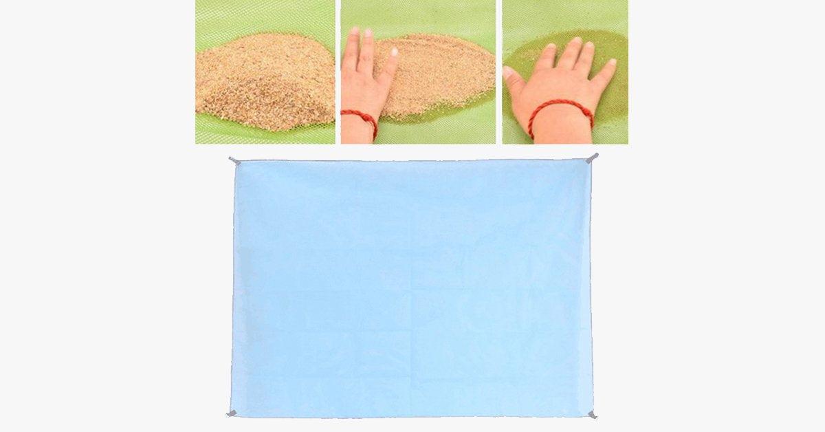 Eco-Friendly Sand-Free Mat for Beach & Travel with Compact Design | Lightweight & Durable for Outdoor Adventures
