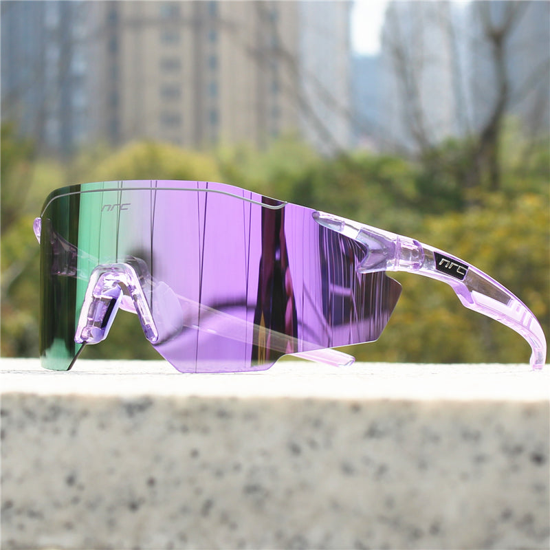 Polarized Sunglasses UV400, Sports Sunglasses for Running and Cycling, Unisex Wraparound Sunglasses for Hiking