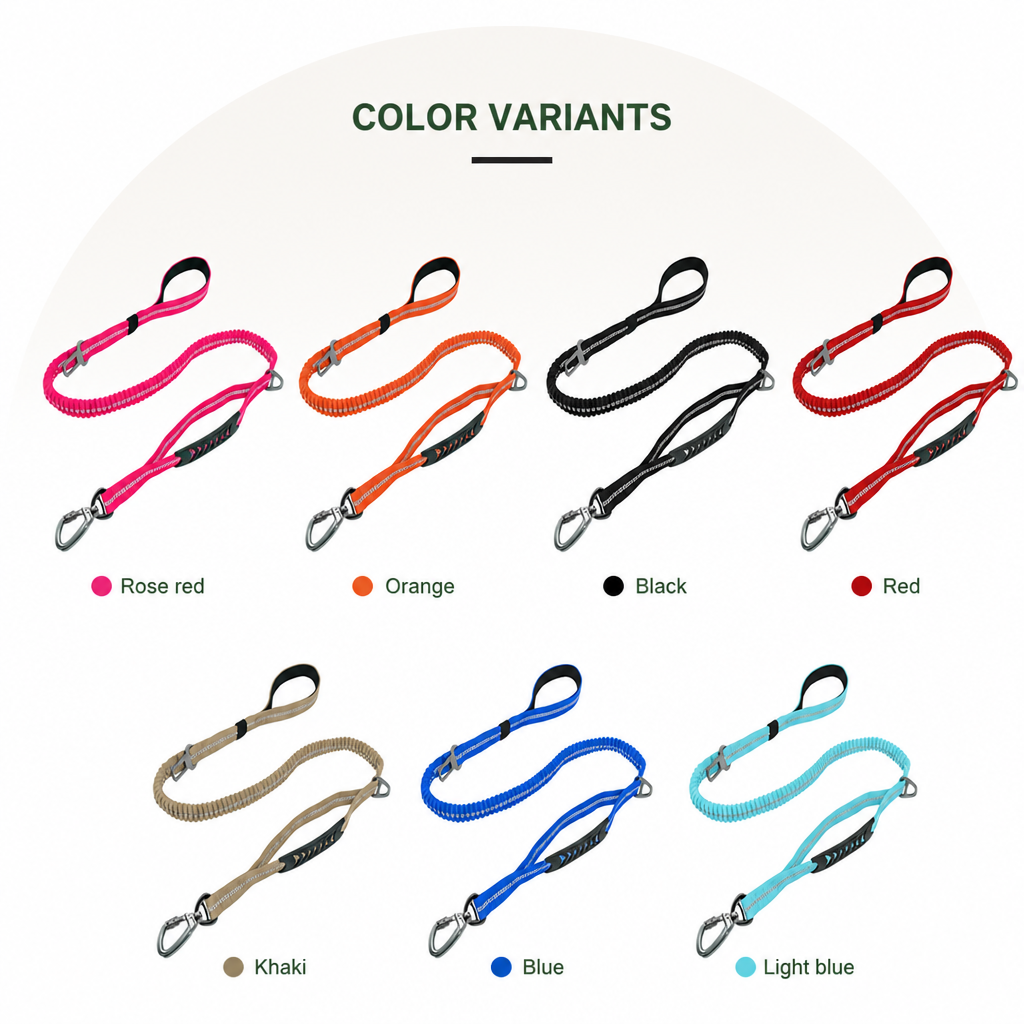 Ortekor Adjustable Durable Nylon Dog Leash (Quick-Release)