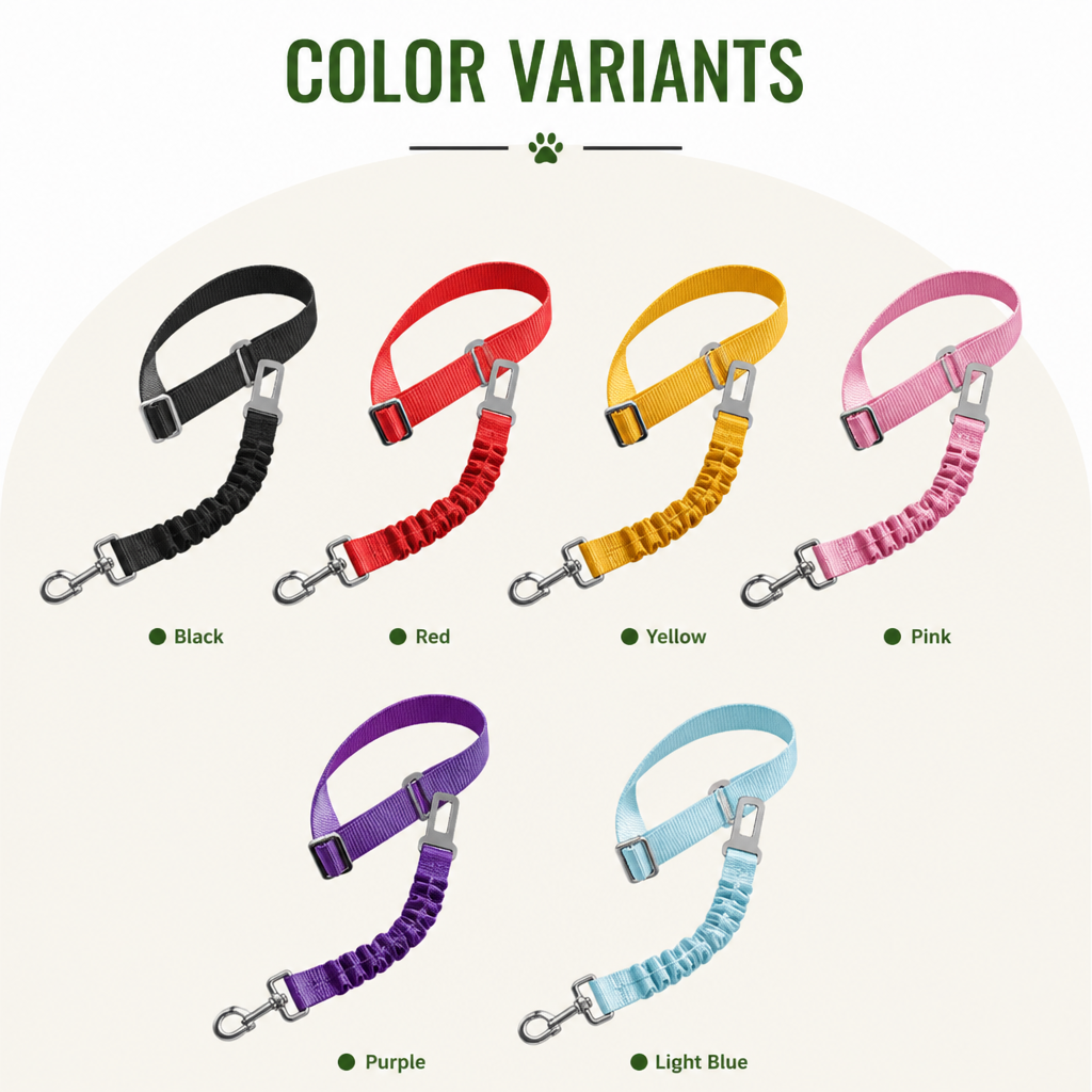 Ortekor Adjustable Nylon & Metal Buckle Car Seat Belt