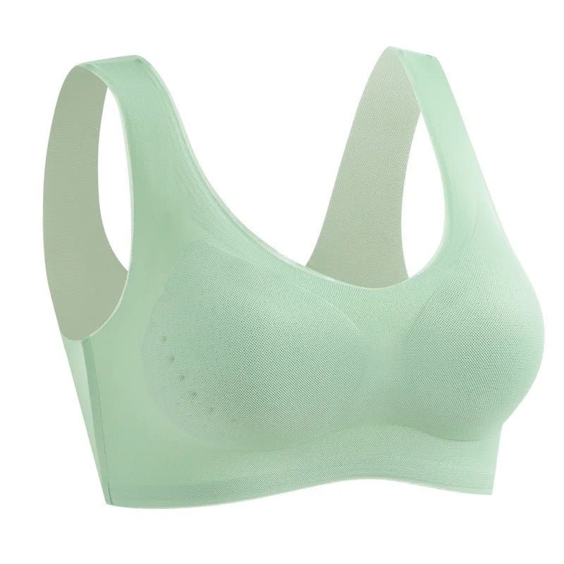 Wireless Cooling Comfort Bra – Breathable Seamless Support with Lymphatic Wellness Technology for Women