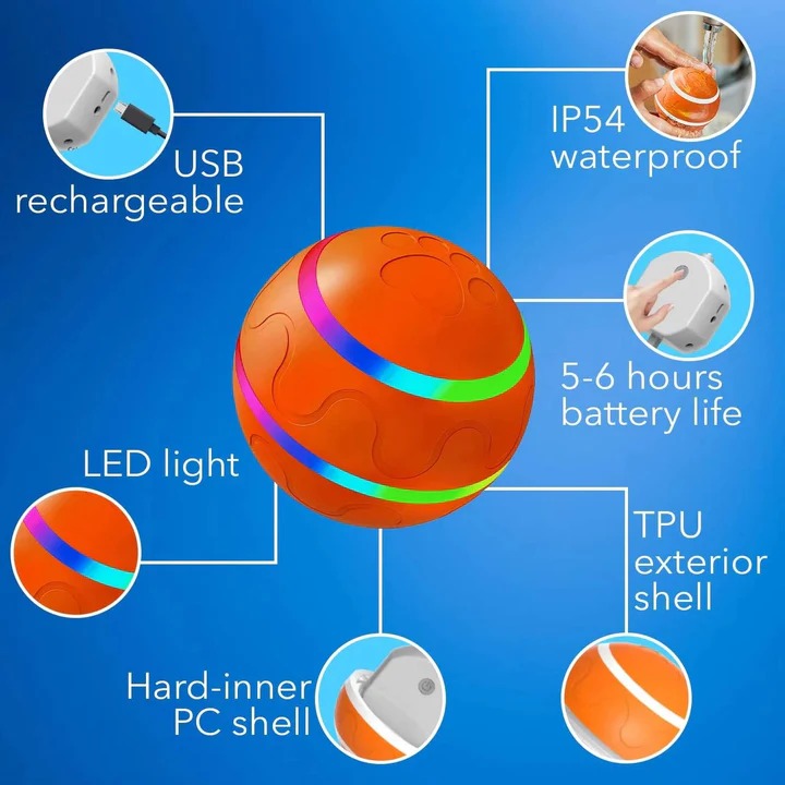 Fun Pet Ball Toy with Moving Action