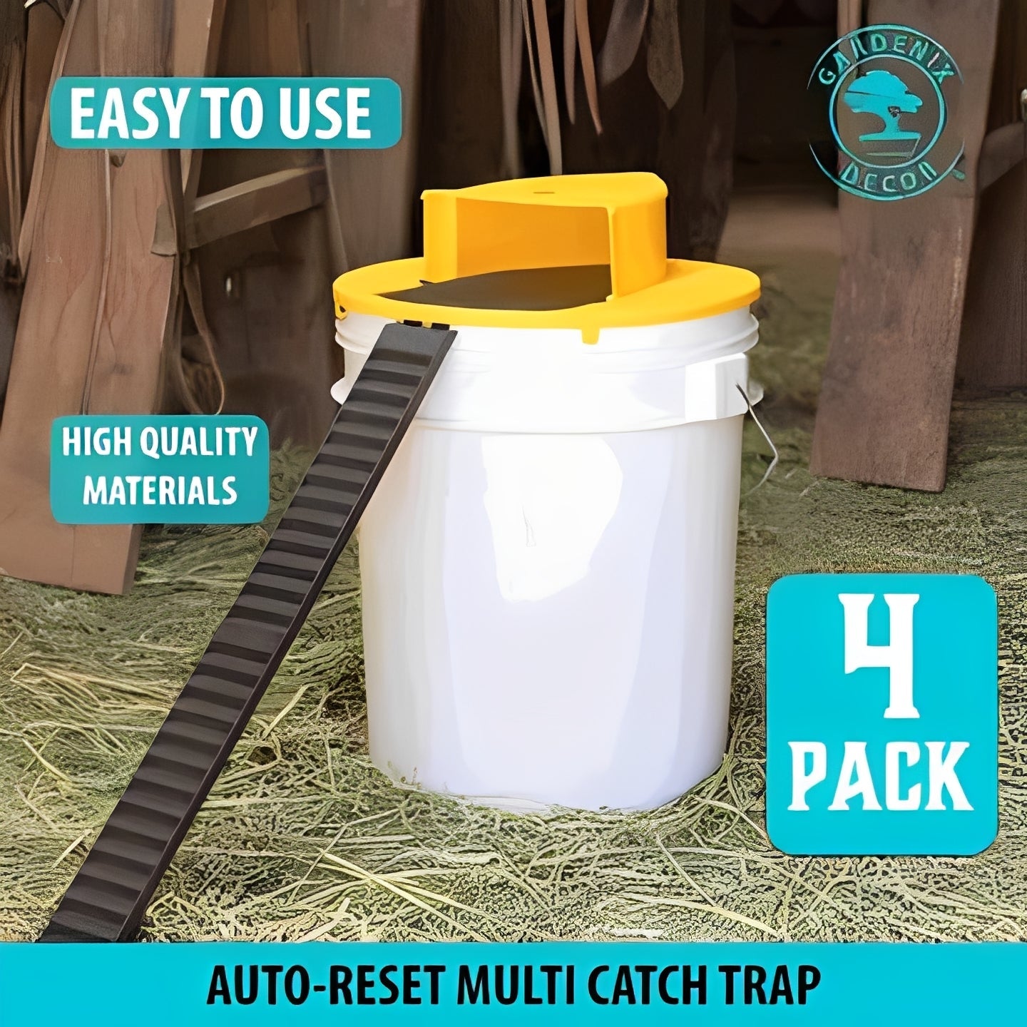 Humane Mouse Trap Kit, 4 Pack