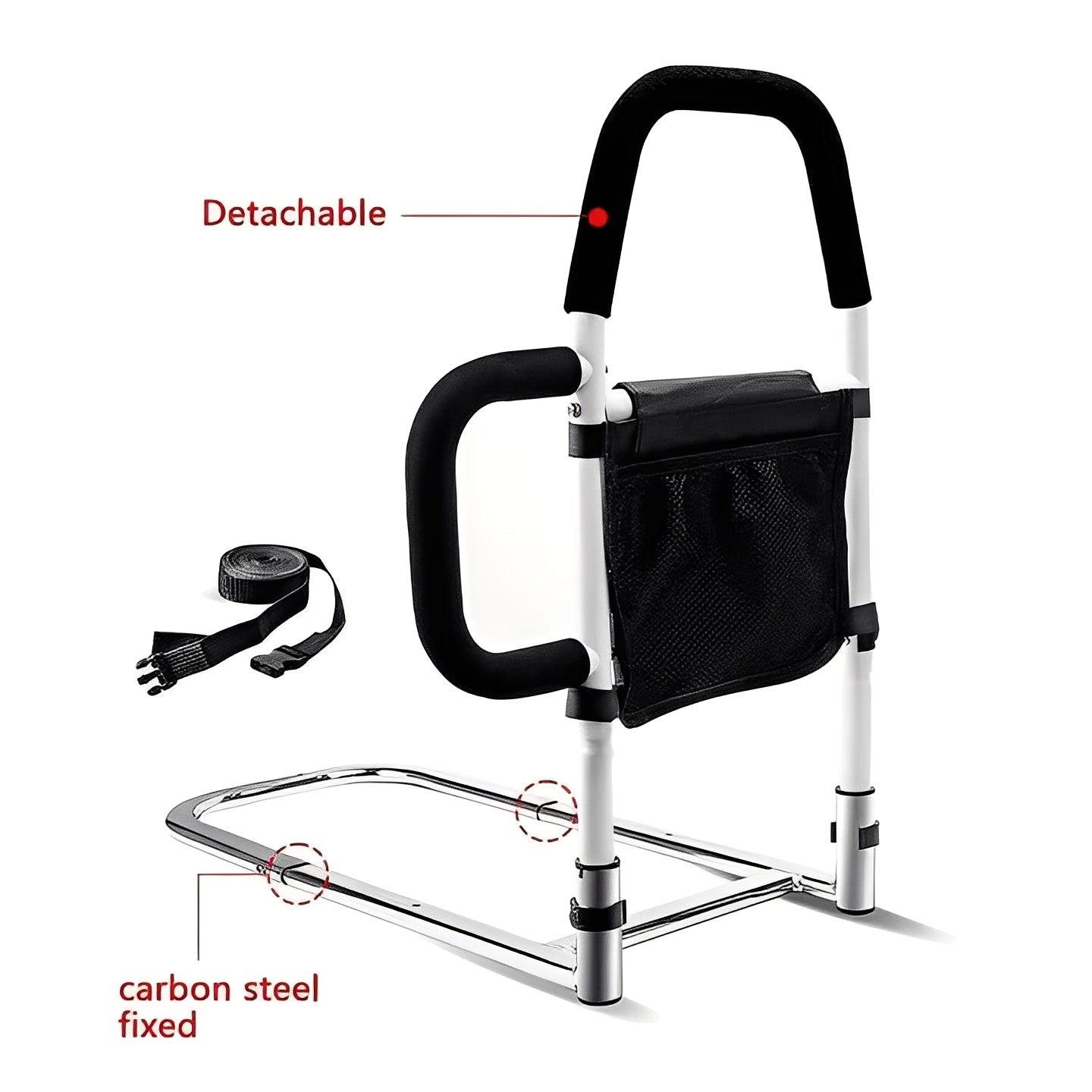 Easy Grip Bedside Handle for Safe Assistance
