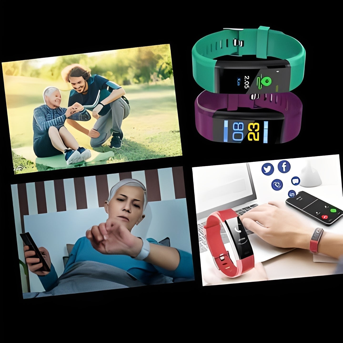 Stylish Watch with LED Screen and Phone Calls