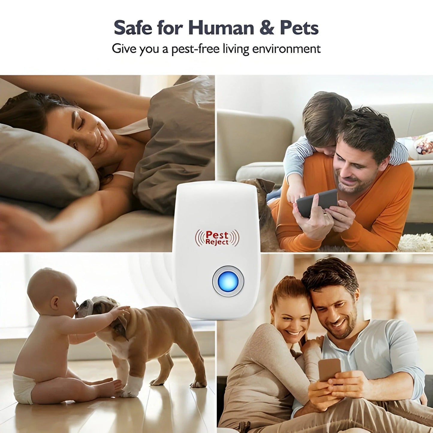 Electronic Pest Repeller with Advanced Sonic Technology