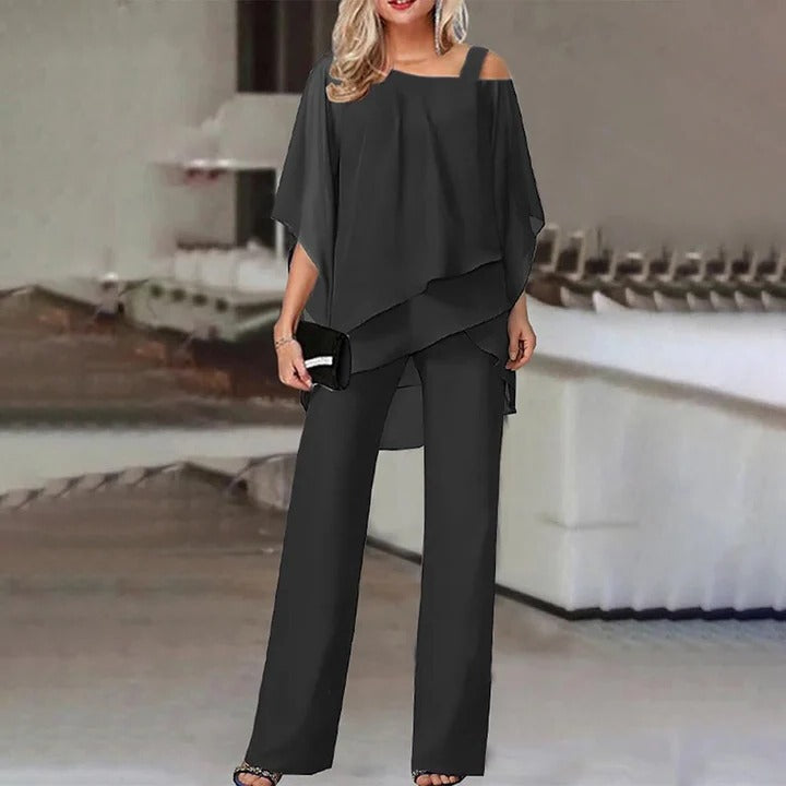 Trendy Off Shoulder Ladies Suit