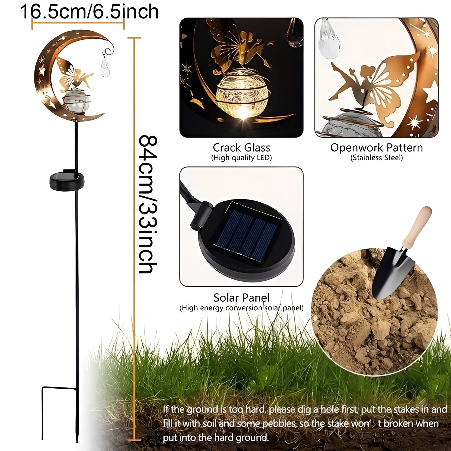 Bright Outdoor Solar Powered Path Lights