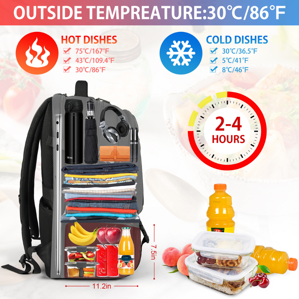 Ultimate Travel Backpack | Large Insulated Organizer with Laptop Compartment | Durable Design for Daily Use