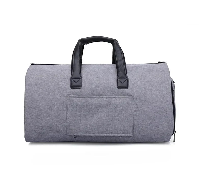 Convertible Garment Duffel Bag with Shoe Compartment for Business Travel & Weekends, Hanging Suit Carrier
