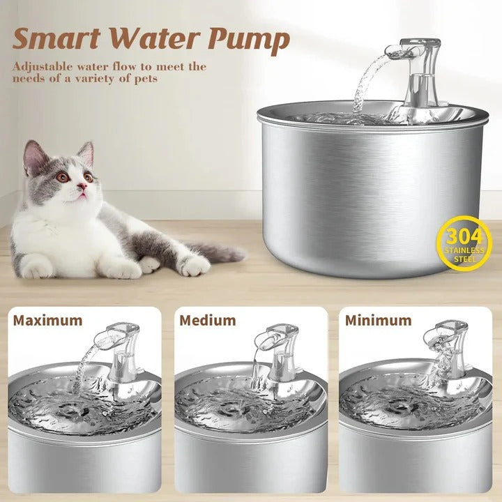 Smart Pet Water Fountain with Filter and Sensor