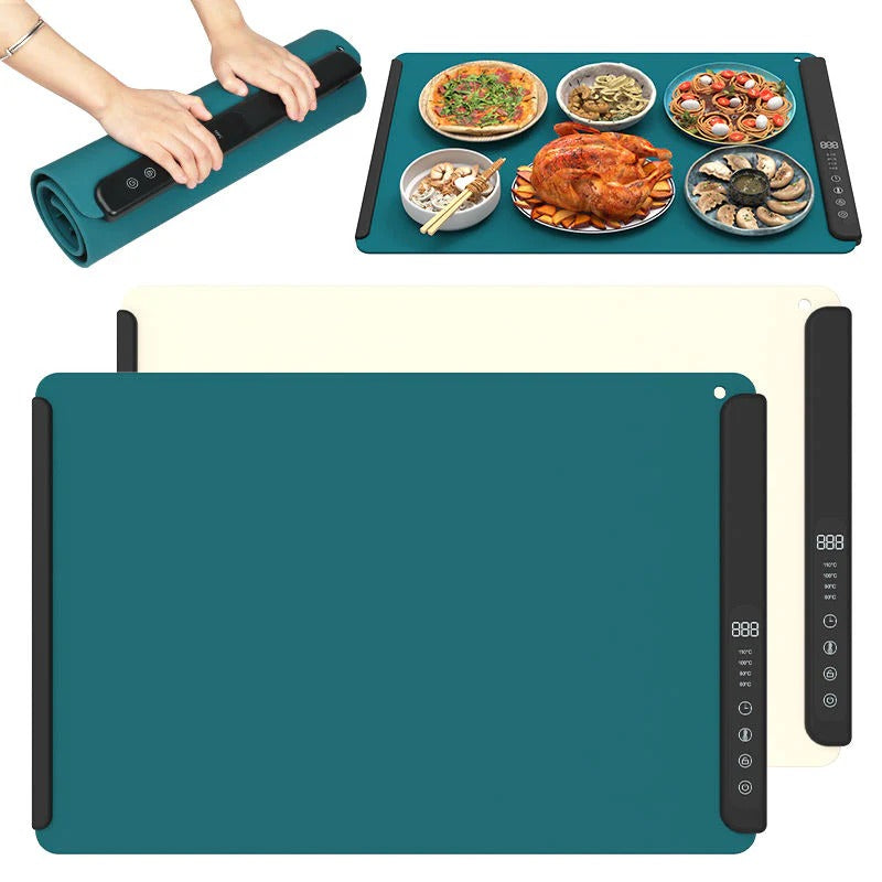 Portable Digital Food Warmer Tray with Thermostat