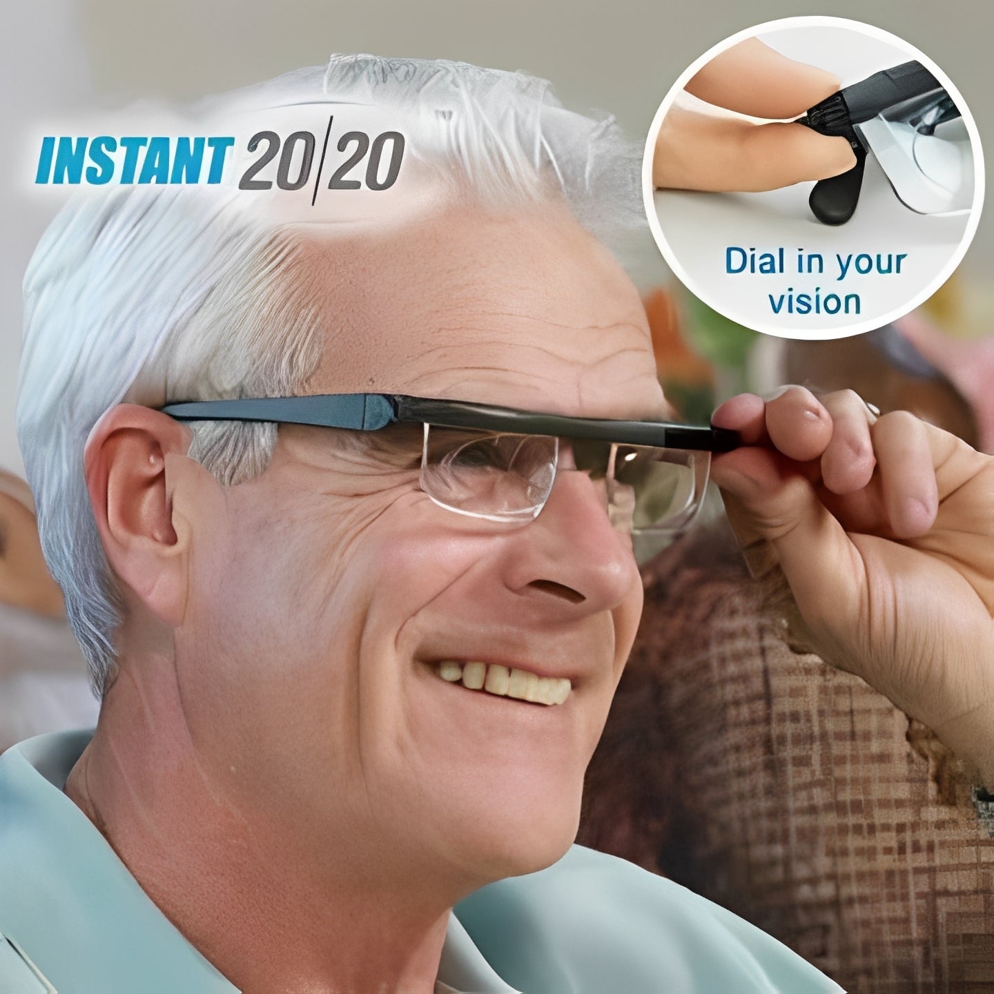 Prescription Free Reading Glasses with Easy Focus Control