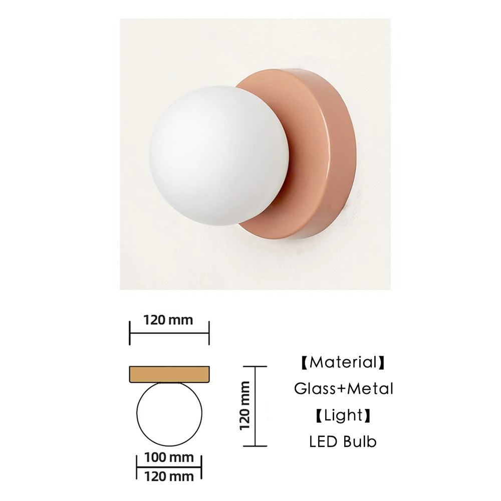G9 Wall Sconce Glass Shade Indoor Fixture Bedroom Hallway Living Room Contemporary Nordic Style Flush Mount Accent Light For Modern Homes