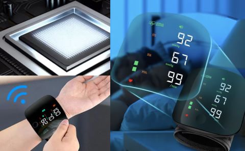 Backlit LED & Voice-Guided Rechargeable Wrist Blood Pressure Monitor (2-User Memory)