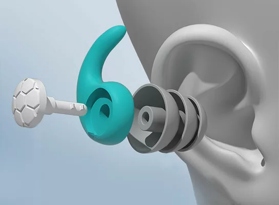 Reusable Silicone Sleep Earplugs for Noise Blocking – Soft Comfort Fit for Night Rest, Study & Travel