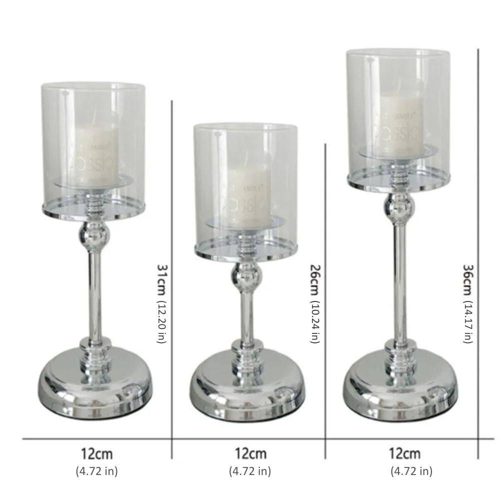 Elegant Glass Candle Holder for Modern Home Decor