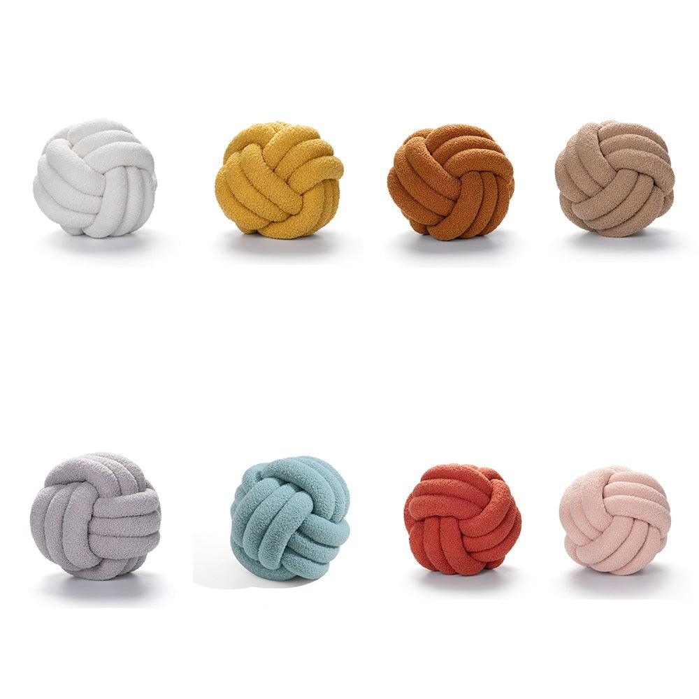 Triple Twist Cotton Fleece Cushion