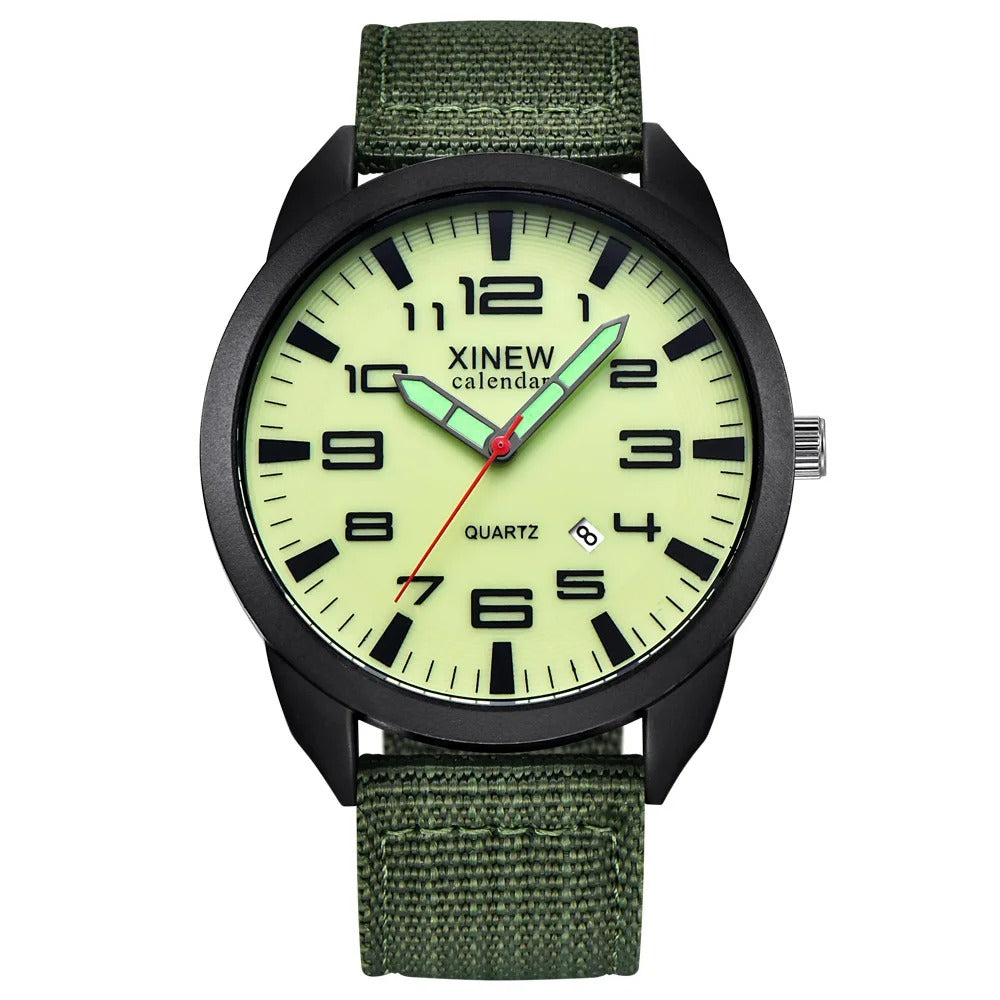 Lumo Collection | Quartz Watch with Luminous Dial & Calendar Function | Sleek Design for Everyday Style