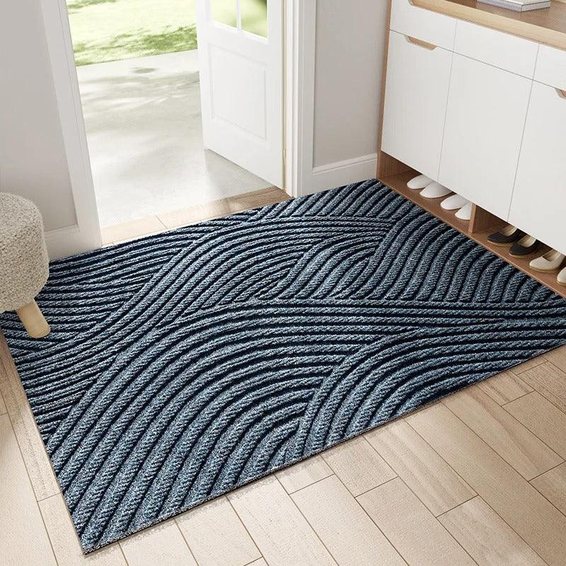 PVC Entryway Mat Anti-Slip Backing Indoor Door Runner for Hallway Mudroom Kitchen Entry Easy Clean Waterproof Floor Protection