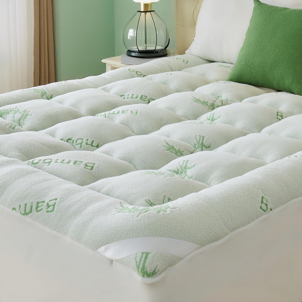Waterproof Mattress Protector Fitted Twin Queen King, Waterproof Mattress Cover with TPU, Breathable Mattress Protector