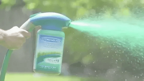 Grass Seed Spray, Hydroseeding Kit for Patchy Lawn Repair, Spray On Lawn Seed with Garden Hose Application